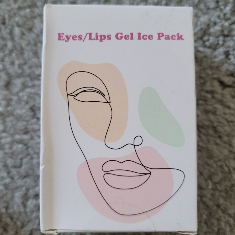 Hot Cold Gel Ice Packs Face Eye Lip Cooling Gel Facial Mask Pain Relief Reusable